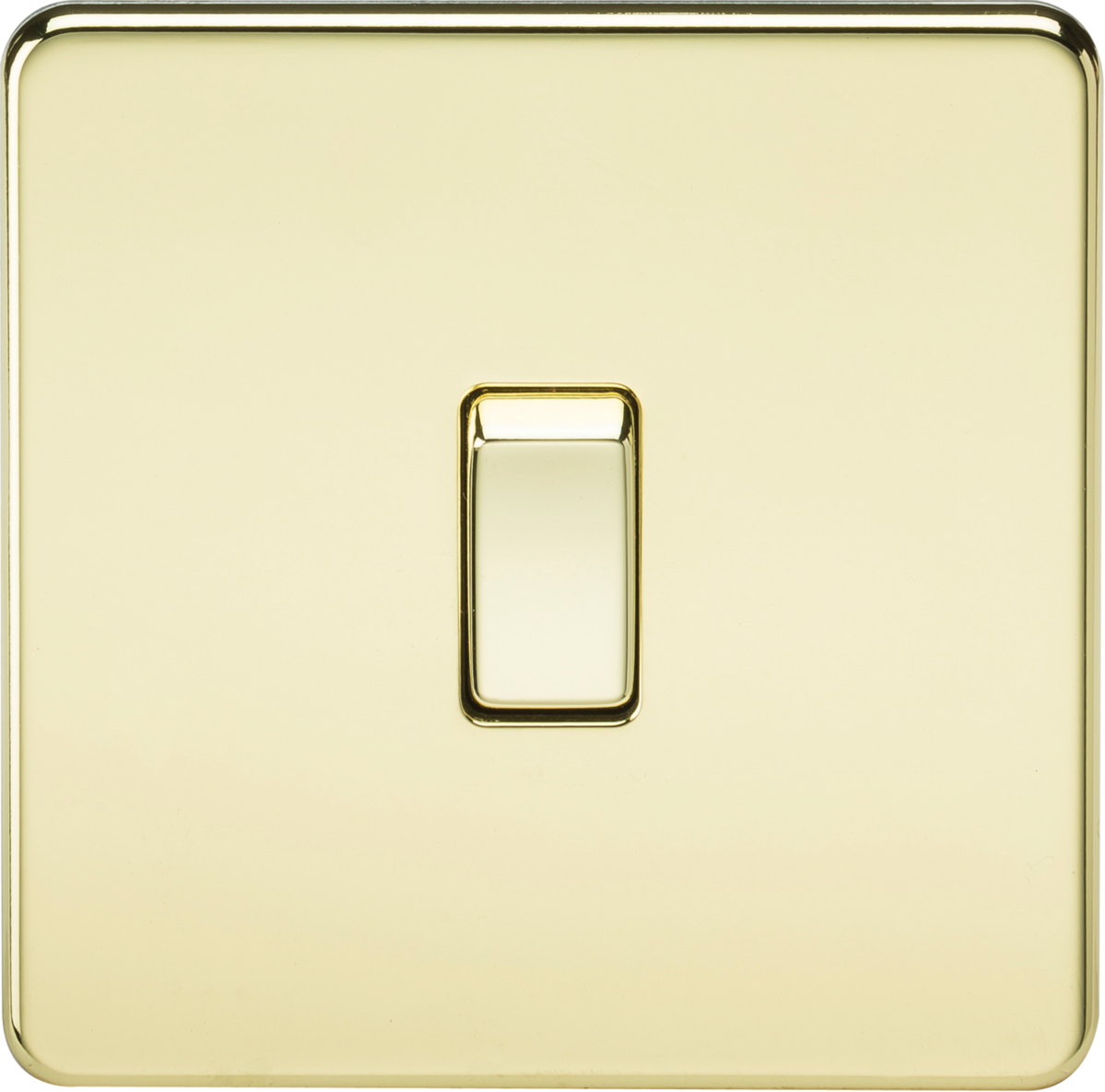 20A 1G DP Switch - Polished Brass by ML Accessories