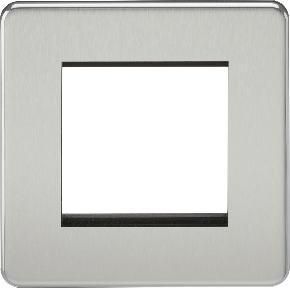 2G Modular Faceplate - Polished Chrome with Screwless Design