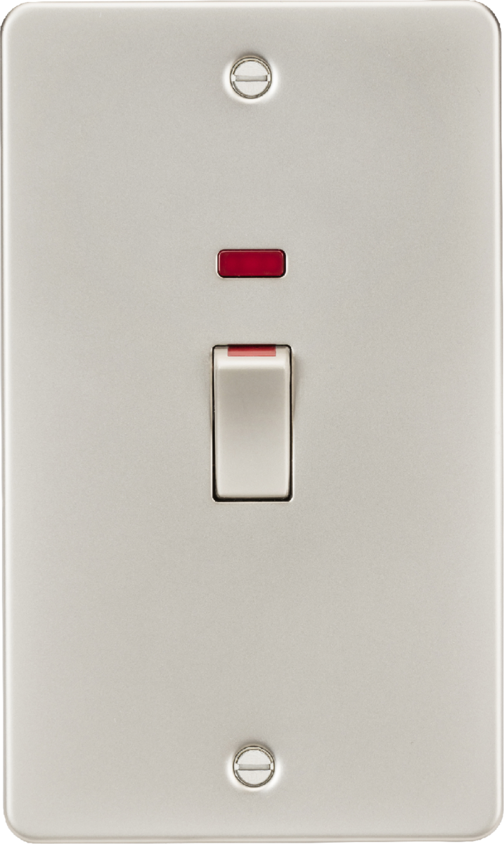 45A DP Switch with Neon - Pearl