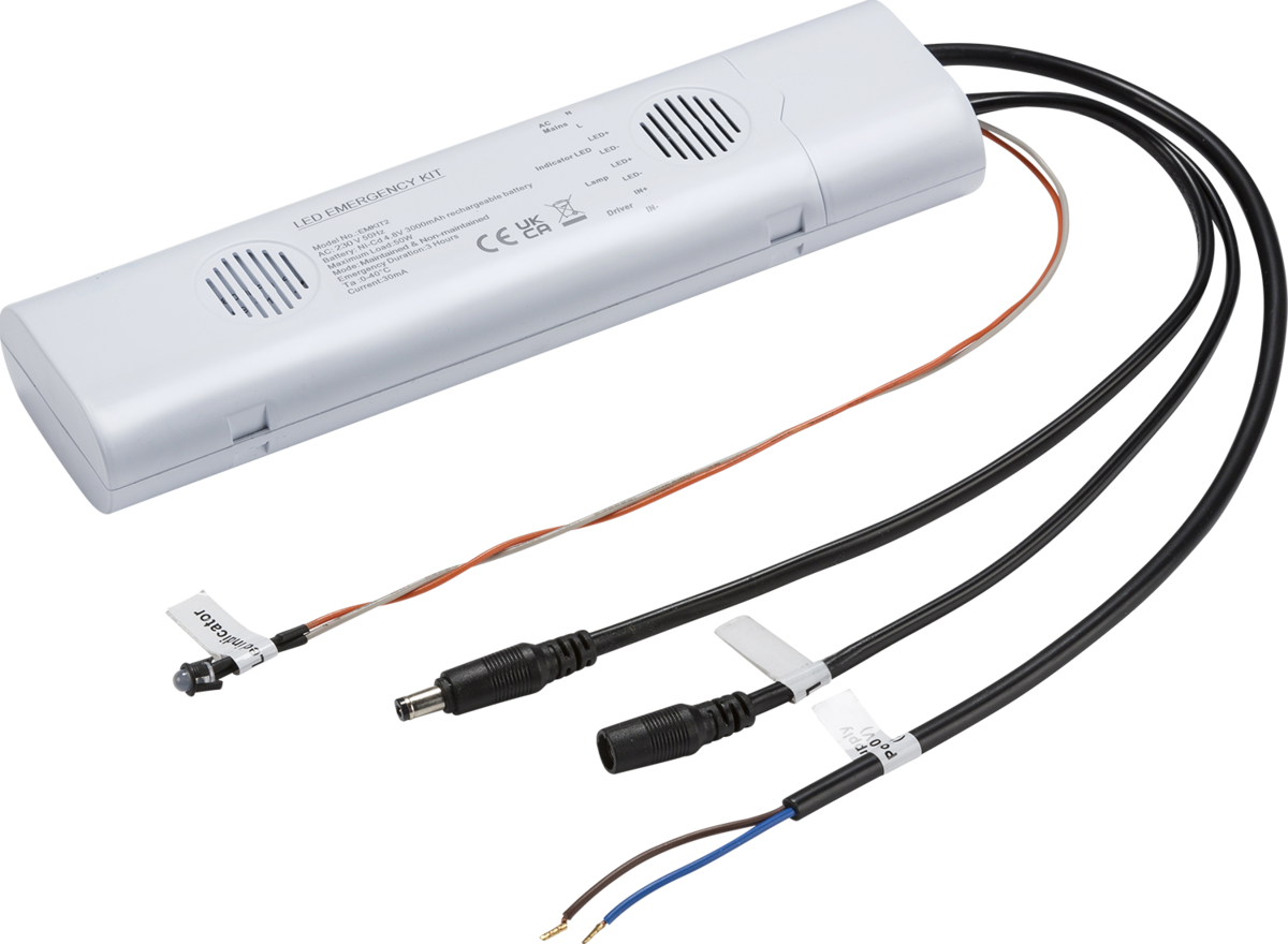 230V 50W LED Emergency Kit - LiFePO4 Battery