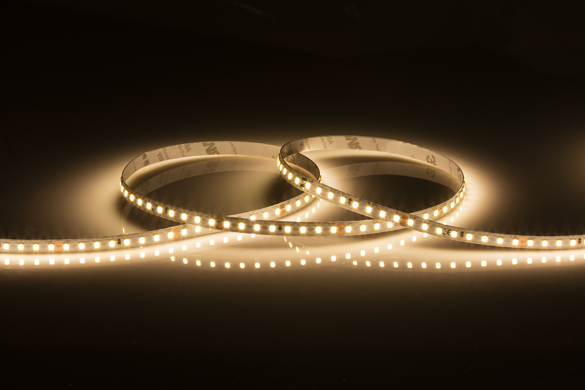 Knightsbridge 24V IP20 LED Flex High Lumen Warm White 3000K, 1 Metre