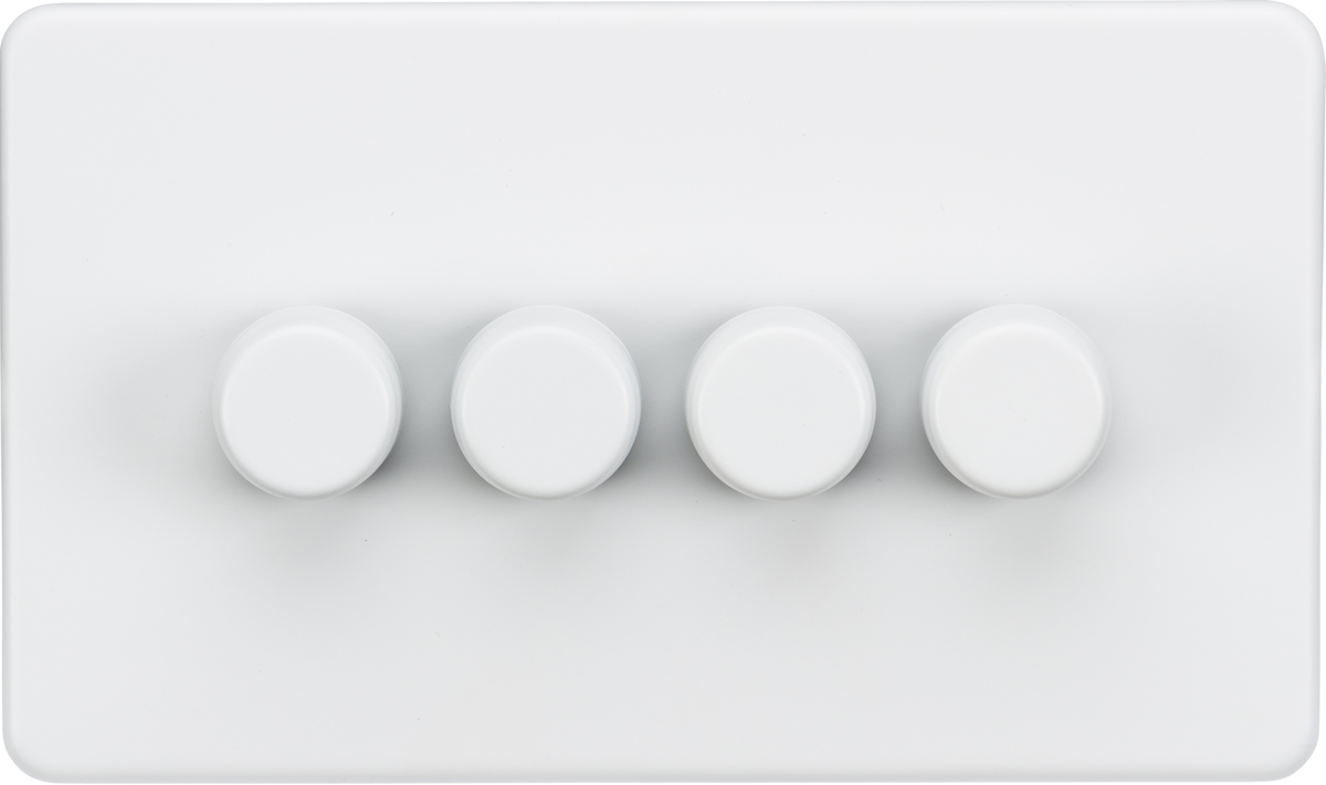 4G 2-Way Intelligent Dimmer 10-200W LED - Matt White