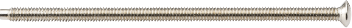 M3.5 x 75mm Raised Head Countersunk Electrical Socket Screw - Nickel Plated