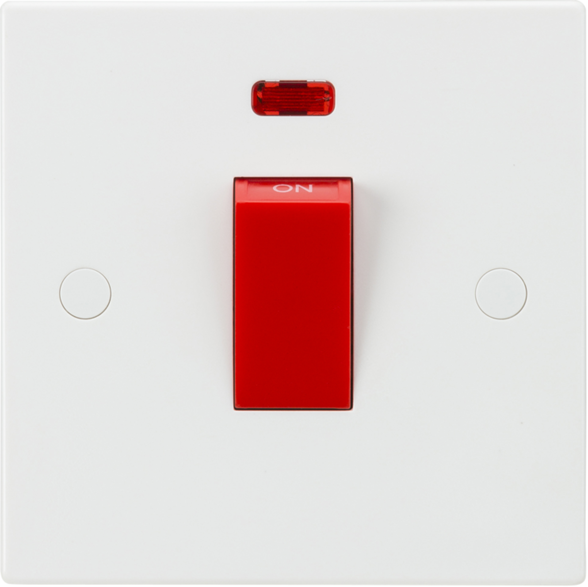 45A DP Switch with Neon - Red Rocker