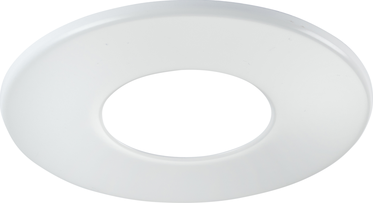 Fixed Bezel for SpektroLED Evo - White, IP65 Fire-Rated Downlight