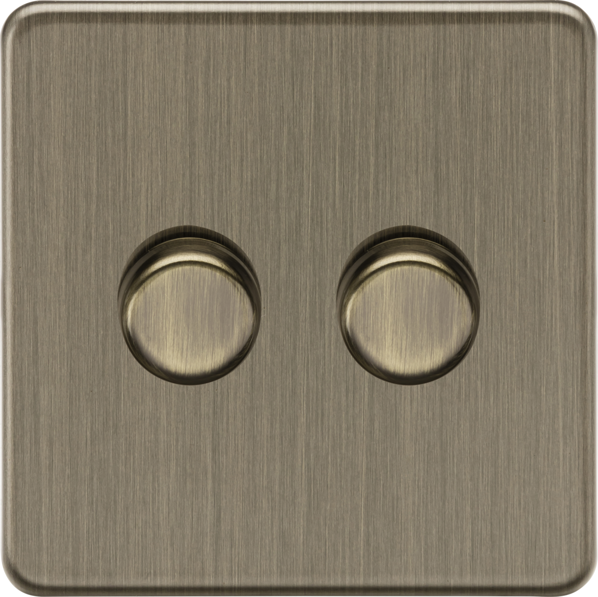 2G 2-way 10-200W Intelligent Dimmer - Antique Brass
