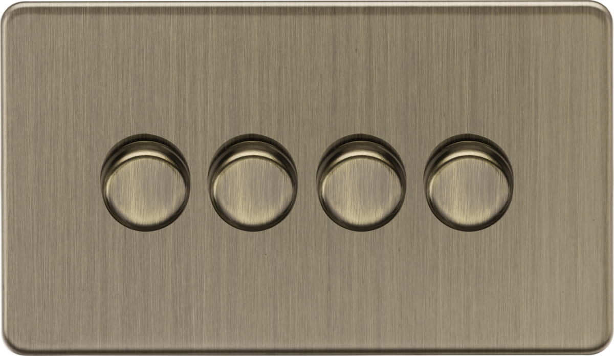 4G 2-way 10-200W Intelligent Dimmer - Antique Brass