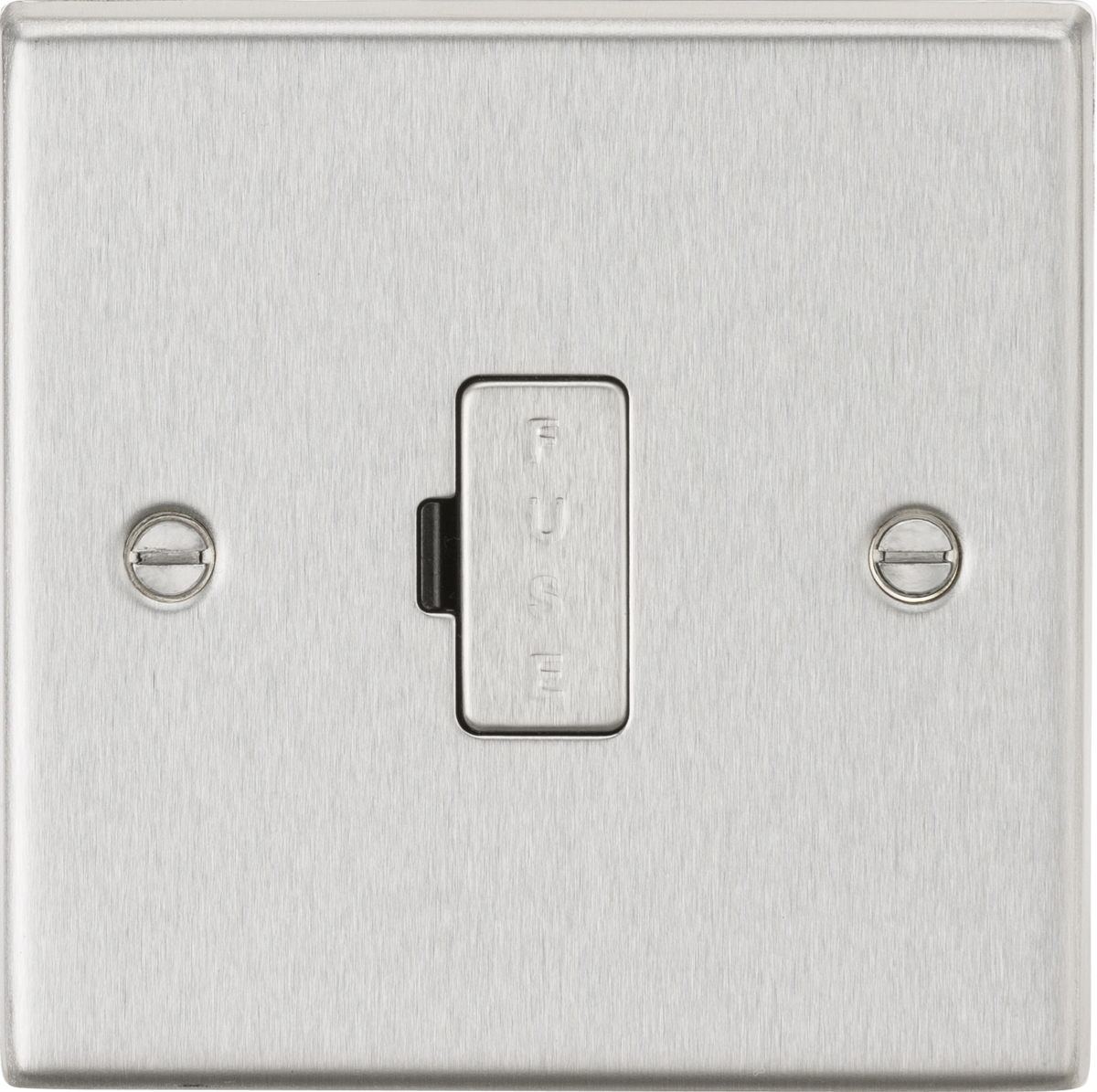 13A Fused Spur Unit - Brushed Chrome