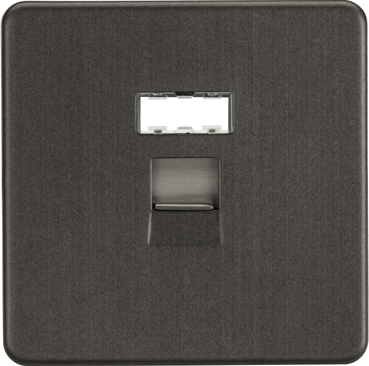 RJ45 Network Outlet - Smoked Bronze