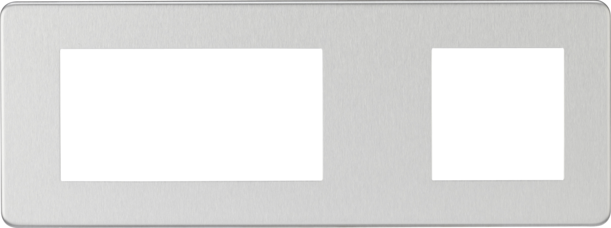 6G Modular Faceplate - Brushed Chrome