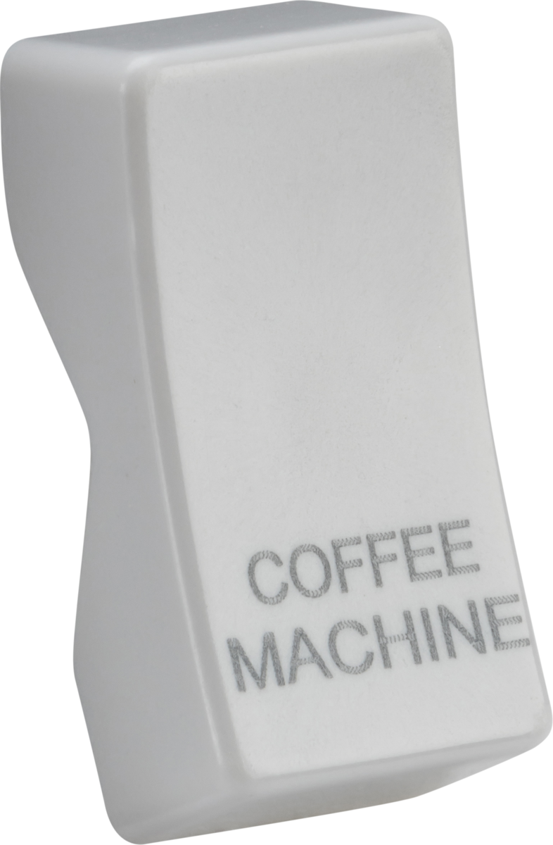 Rocker Cover - Laser Printed COFFEE MACHINE for Curved Edge Switches
