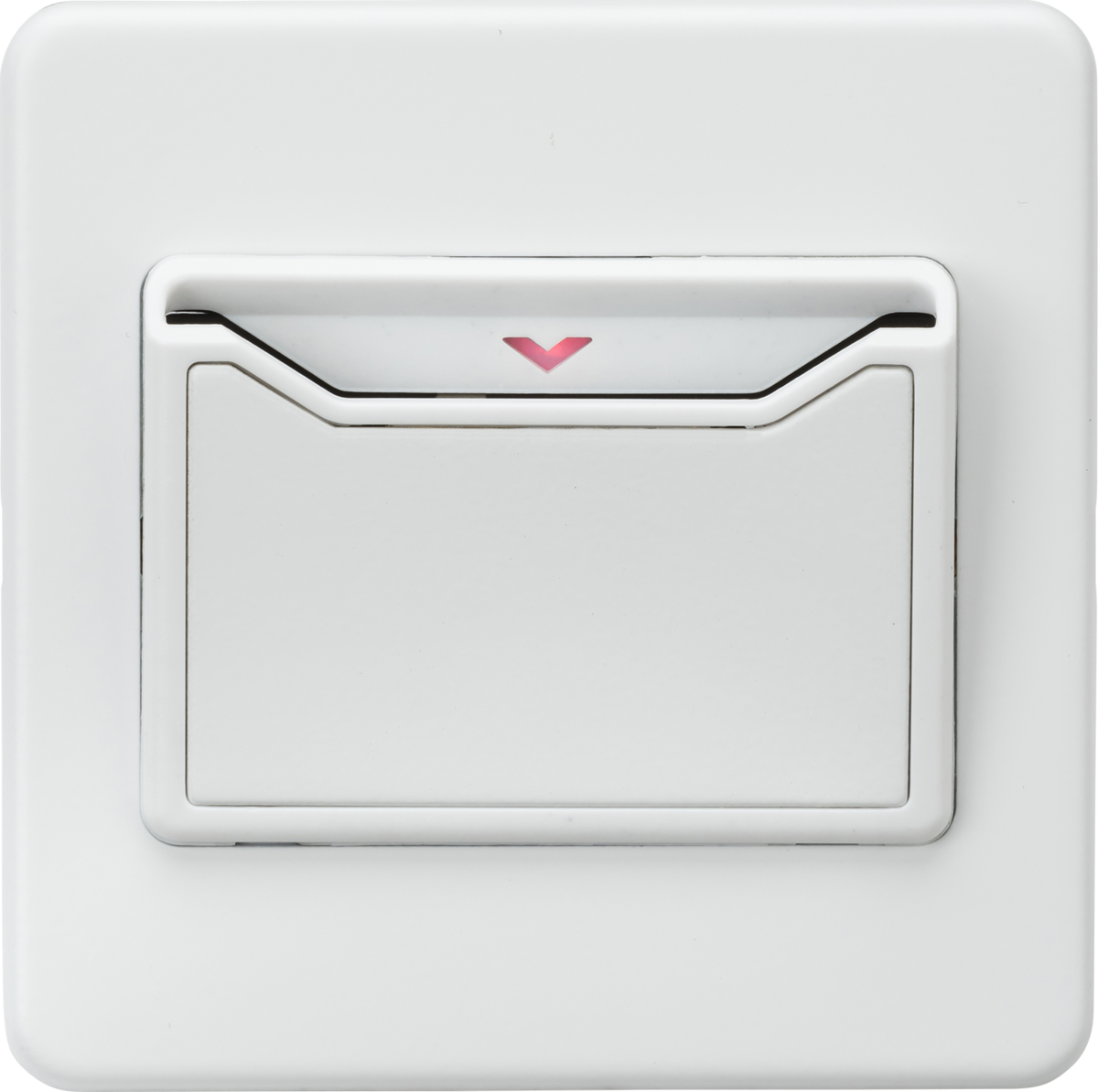 32A 1G Key Card Switch - Matt White - Ideal for Hotel Rooms