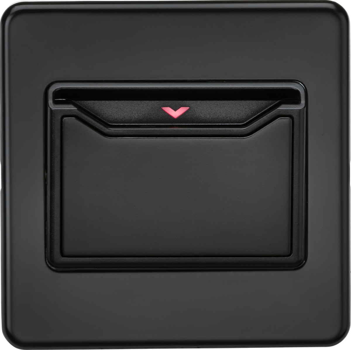 32A 1G Key Card Switch - Matt Black