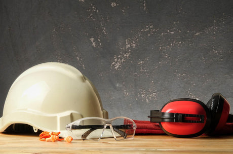 close up of PPE gear 
