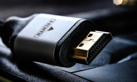 Close up of a HMDI Cable 