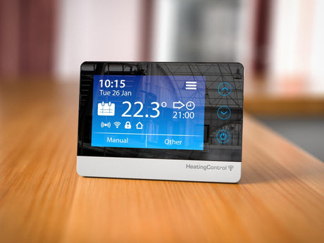 Heating climate control, smart meter in home