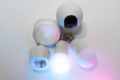 Smart home devices power socket lightbulb camera monitoring system Domestic security system