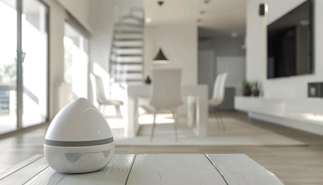 Air Quality Sensor in modern home