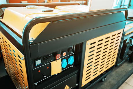 Portable Mobile Diesel Alternator as a Backup Power Source for Electric Home Appliances