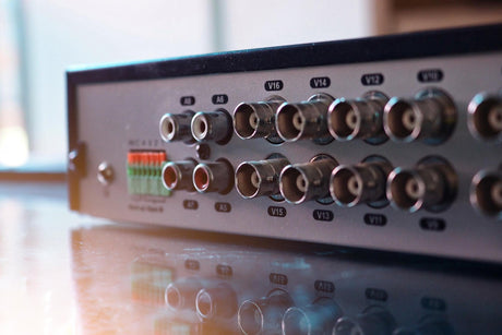 Close up of network video recorder 