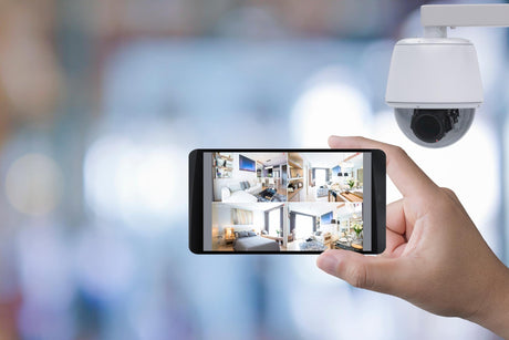 CCTV Monitor on mobile device 