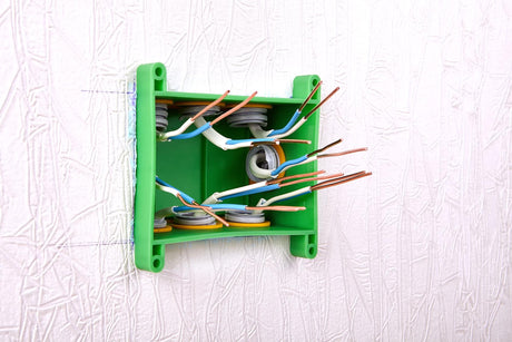 dry lining box on wall 