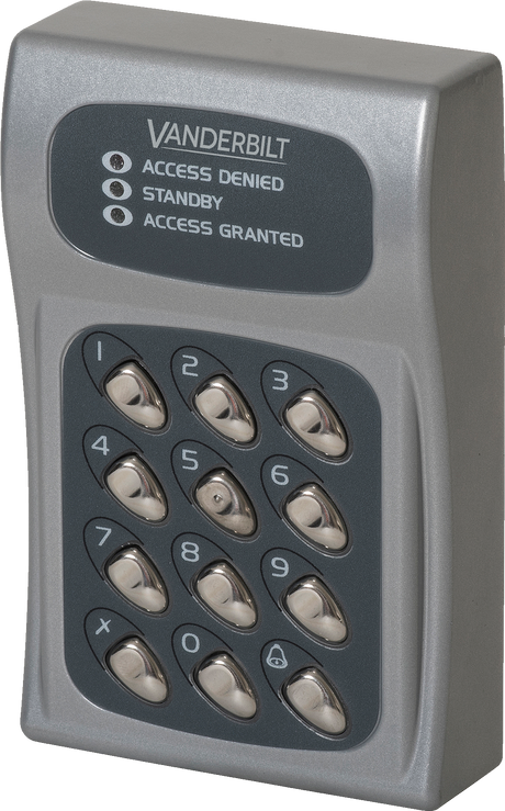 Vanderbilt IP65 keypad