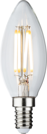 230V 4W LED SES Clear Candle Filament Lamp