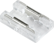 12V 24V LED COB Flex Strip to Strip Connector - Solderless, Clear Finish