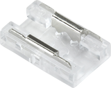 12V 24V LED COB Flex Strip to Strip Connector - Solderless, Clear Finish