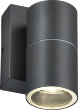 230V IP54 GU10 Fixed Wall Light - Anthracite