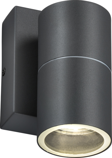 230V IP54 GU10 Fixed Wall Light - Anthracite