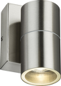 230V IP54 GU10 Fixed Wall Light - Brushed Chrome