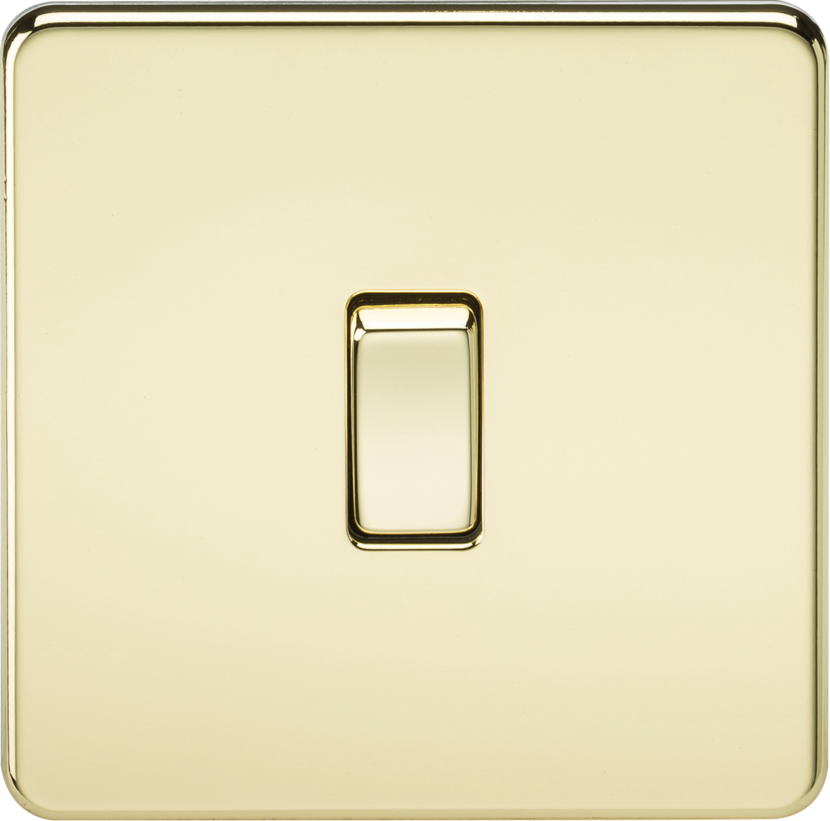 10AX 1G 2-way Switch - Polished Brass
