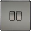10AX 2G 2-Way Switch - Black Nickel