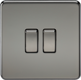 10AX 2G 2-Way Switch - Black Nickel