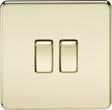 10AX 2G 2-Way Switch - Polished Brass
