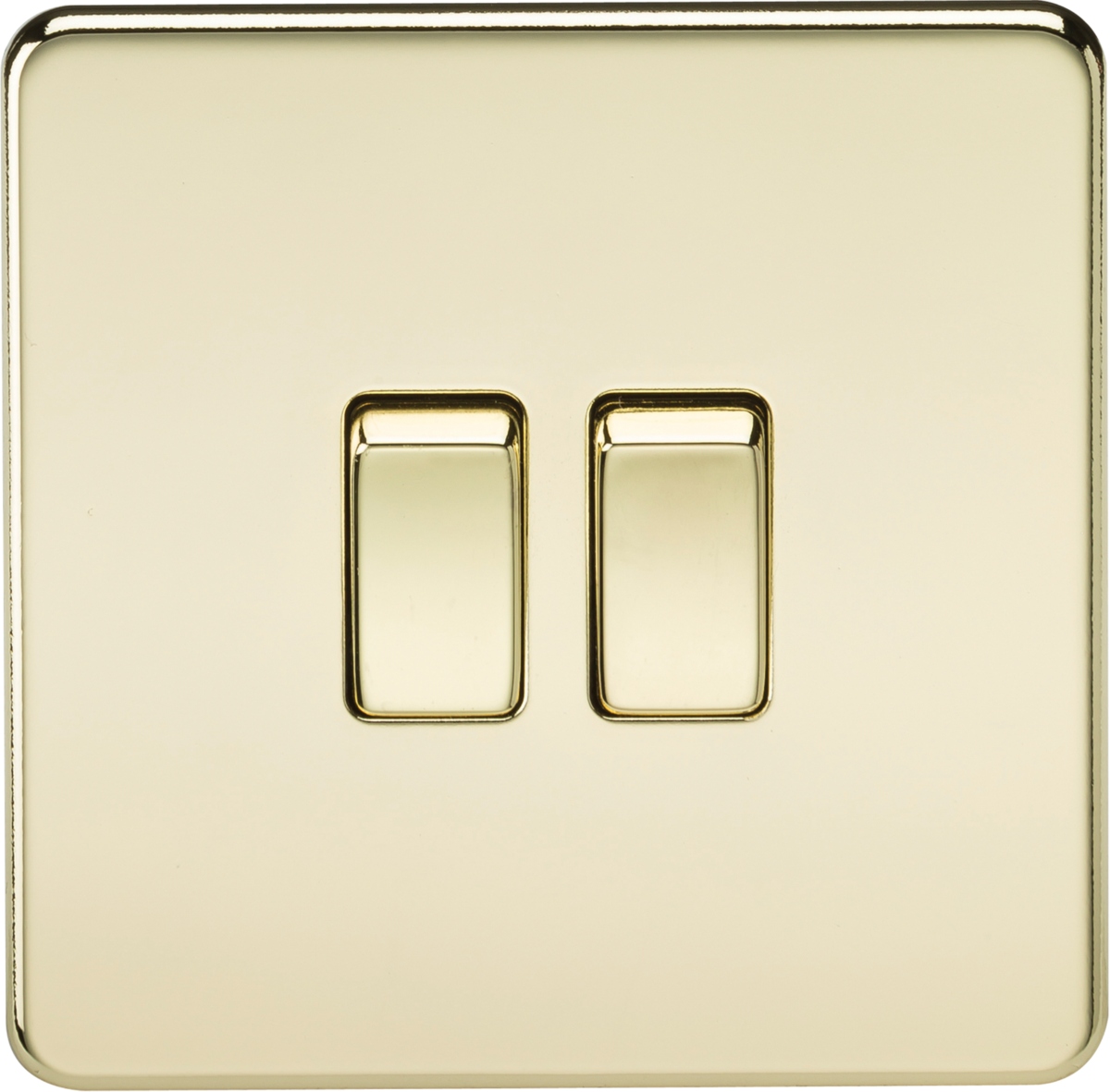 10AX 2G 2-Way Switch - Polished Brass