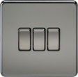 10AX 3G 2-way Switch - Black Nickel