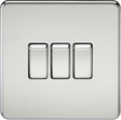 10AX 3G 2-way Switch - Polished Chrome