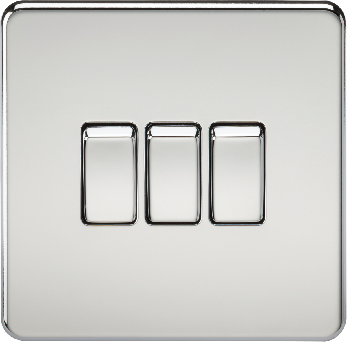 10AX 3G 2-way Switch - Polished Chrome