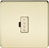 13A Fused Spur Unit - Polished Brass