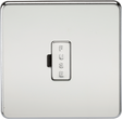 ML Accessories 13A Fused Spur Unit in Polished Chrome - Front View