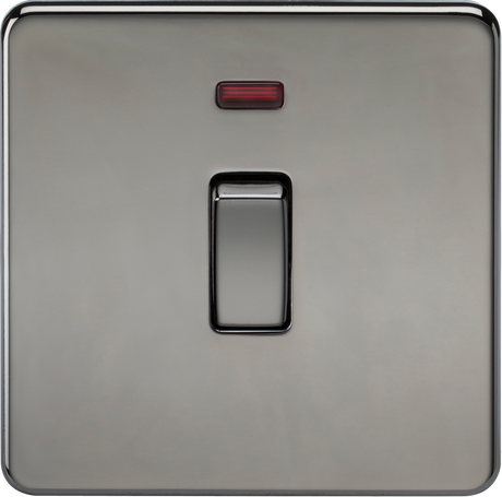20A DP Switch with Neon - Black Nickel