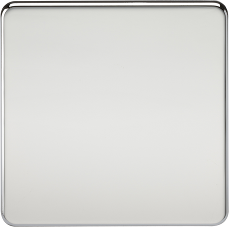 1G Blanking Plate - Polished Chrome