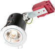 230V 50W Fixed GU10 IC Fire-Rated Downlight in Chrome