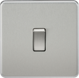 10AX 1G Intermediate Switch - Brushed Chrome