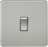 10AX 1G Intermediate Switch - Brushed Chrome