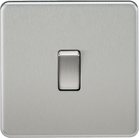 10AX 1G Intermediate Switch - Brushed Chrome
