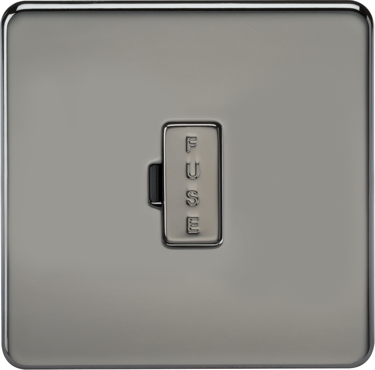 13A Fused Spur Unit - Black Nickel